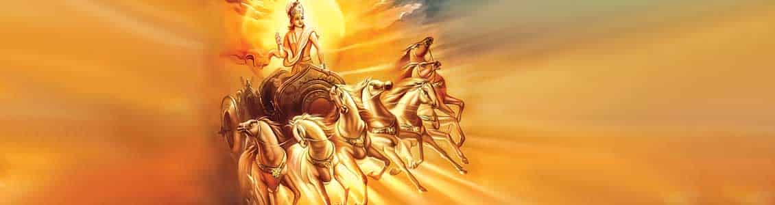 Surya dev with 7 horse
