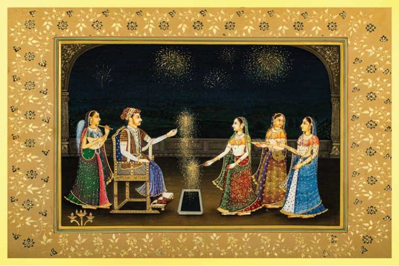 Best Indian miniature paintings The Royal Celebration 21L