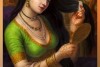 Famous Indian Paintings Beauty Indian Lady Shringar 1