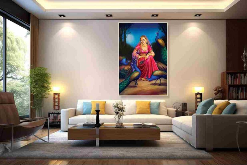 Famous Indian Paintings Indian fine art on Canvas 6