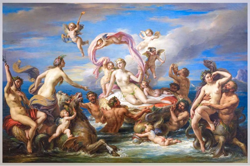 19th-century famous painting The Triumph of Venus
