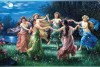 famous oil painting on canvas 19th century fairy dance 016