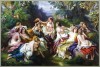 famous oil painting on canvas 19th century paintings 015L