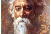 Portrait Of Nobel Laureate Rabindranath Tagore Painting