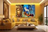 005 Beautiful Buddha Painting on canvas home vastu S