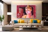 006 Beautiful Buddha Painting on canvas home vastu S