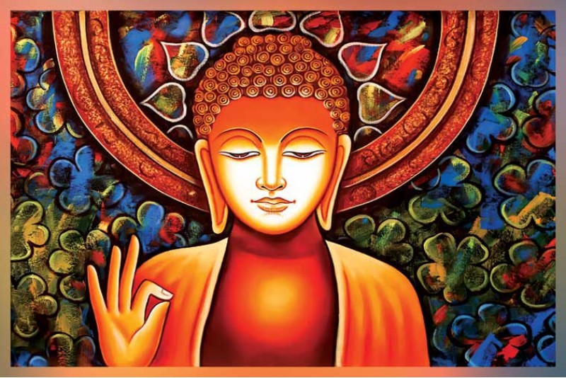 Meditation buddha painting On Canvas best of 20L