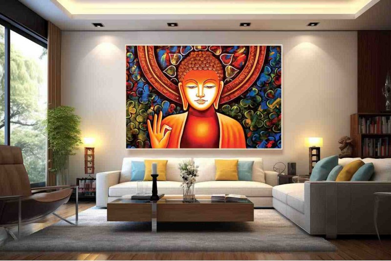 Meditation buddha painting On Canvas best of 20
