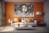 008 Beautiful Buddha Painting on canvas home vastu L