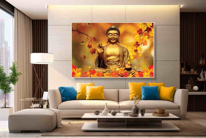 Buddha Painting On Canvas 21 Best Meditation wall Canvas
