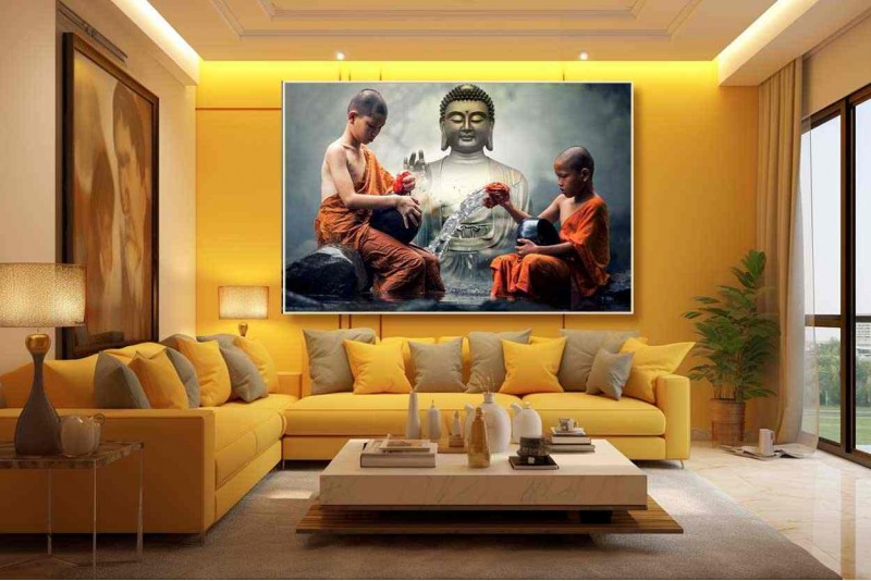 Modern Art Buddha Painting Wall canvas | best of 21L