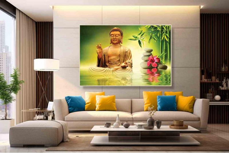 Meditation buddha painting On Canvas best of 21 wall canvas