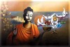 Gautam buddha Painting For Living Room | best of 21L