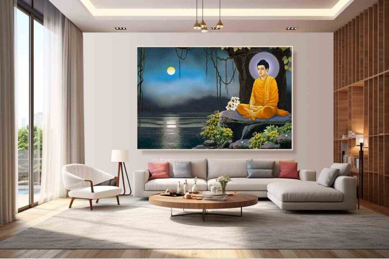buddha painting for living room buddha art painting