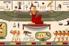 008 Ancient Egyptian Paintings Ancient Egyptian Art canvas M