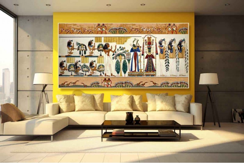 009 Ancient Egyptian Paintings Ancient Egyptian Art canvas