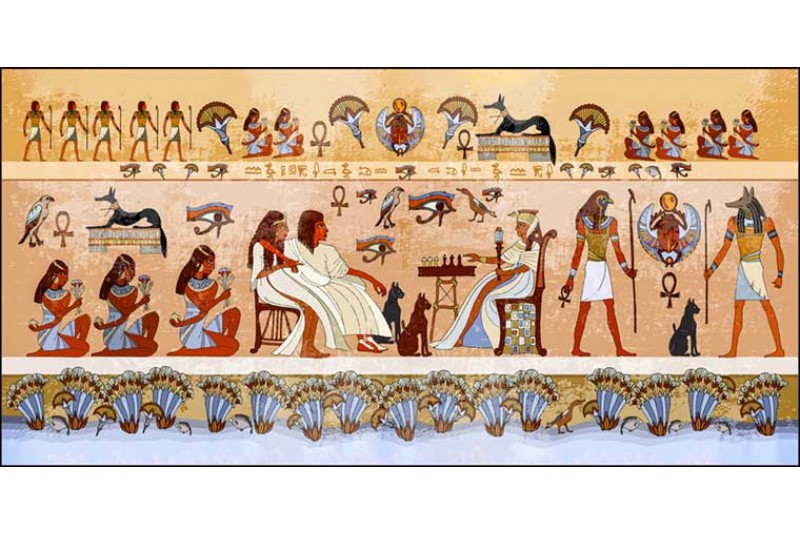 011 Ancient Egyptian Paintings Ancient Egyptian Art canvas