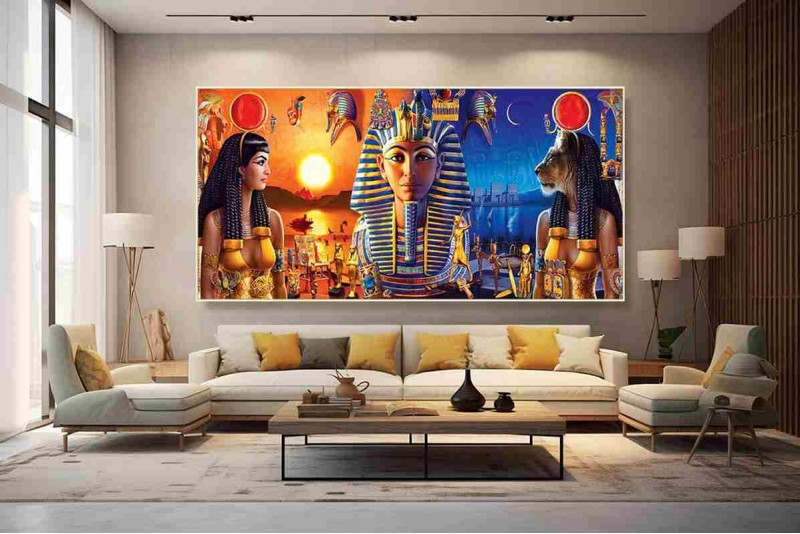 001 Ancient Egyptian Paintings home decor Egyptian Painting