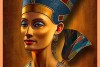 Egyptian Queen Nefertiti home decor Egyptian Painting L