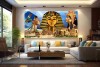 ancient egyptian painting wall canvas for living room