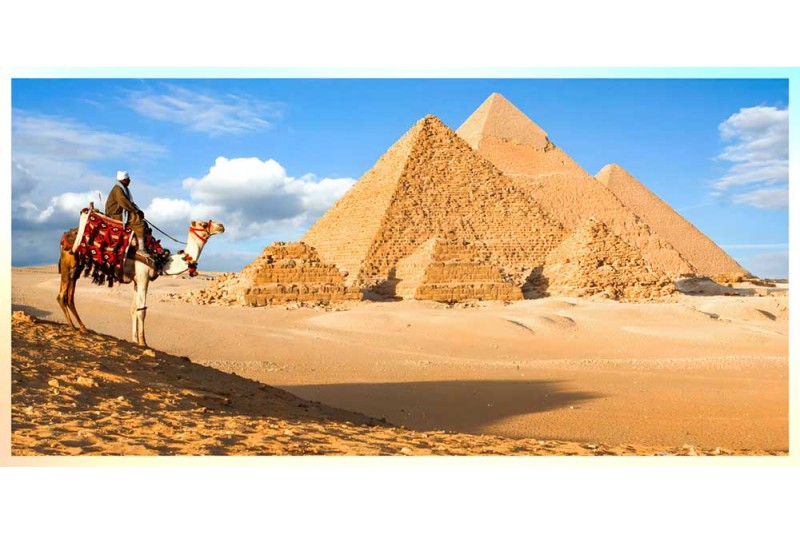great egyptian giza pyramid wall canvas for living room