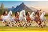 006 Feng shui eight horses vastu painting big size canvas S