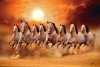 feng shui eight horses painting best vastu 8 galloping horse L