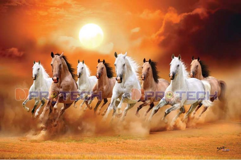 feng shui 8 horses painting indian vastu | best 8 horses