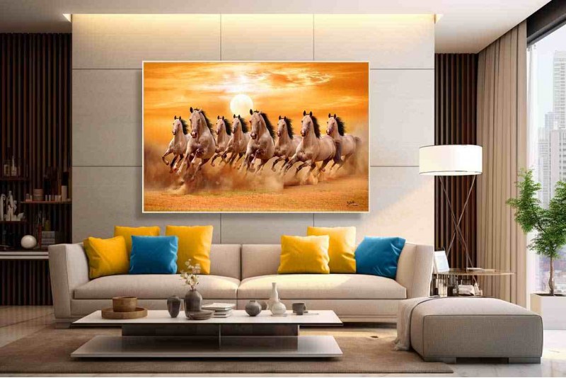 feng shui Eight Running Horses Painting | best vastu 8 horse L