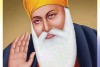 Guru Nanak dev ji painting on canvas for living room big 004