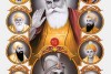 Best Sikhism gurus religious canvas painting large size 005