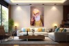 Guru Nanak dev ji painting on canvas for living room big 009