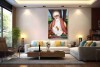 Guru Nanak dev ji painting on canvas for living room big 012