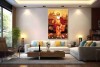 Guru Nanak dev ji painting on canvas for living room big 013