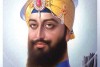 Guru Gobind Singh Ji Painting Canvas for living room big 023L