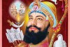 Guru Gobind Singh Ji Painting Canvas for living room big 024L