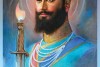Guru Gobind Singh Ji Painting Canvas for living room big 027L