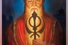 Guru Nanak dev ji painting on canvas for living room big 031L