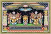 001 Jagannath Painting on canvas Indian Folk Art Painting L