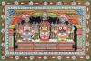 004 Jagannath Painting on canvas Indian Folk Art Painting L