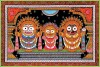 006 Jagannath Painting on canvas Indian Folk Art Painting L