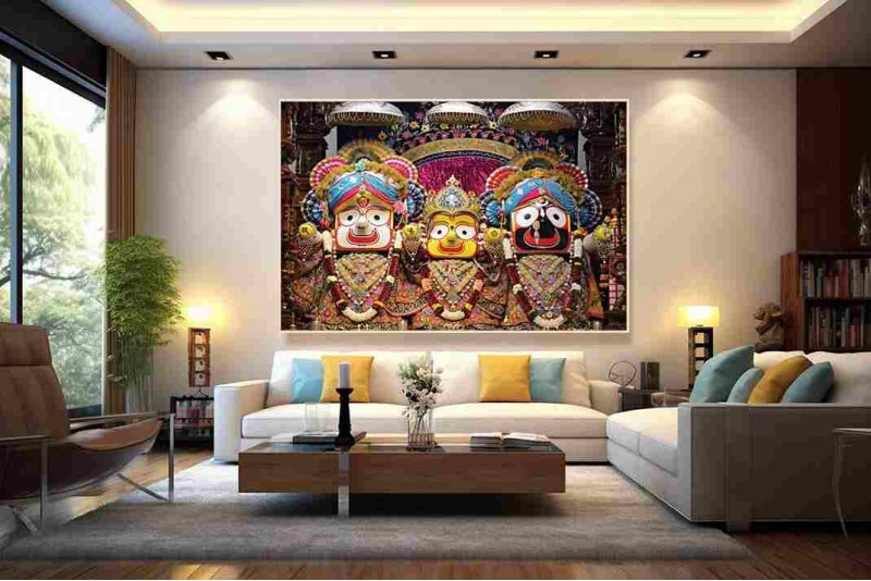 lord Jagannath Painting on canvas jagannath photo