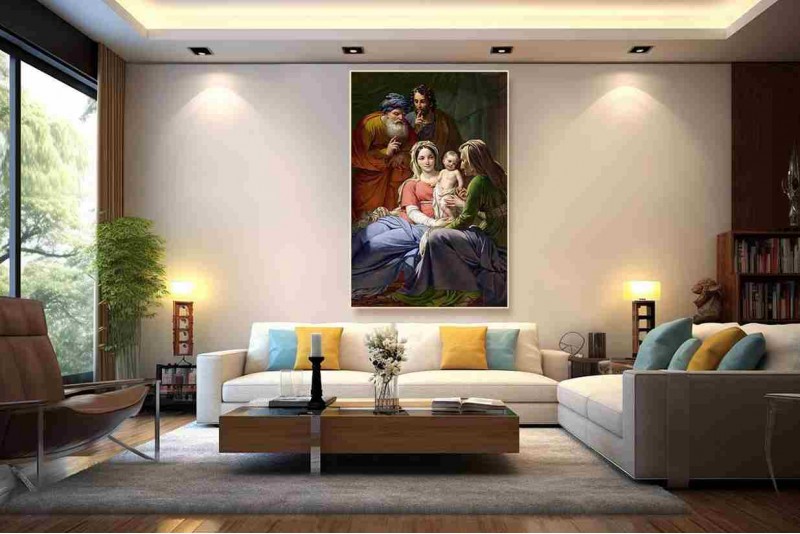 Best holy family of jesus mary and joseph painting 236L