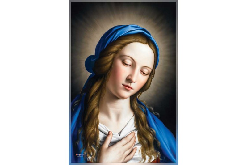 007 Virgin Mary Painting Sacred Heart Mary Portraits