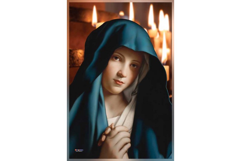 002 Virgin Mary Painting Sacred Heart Mary Portraits