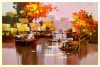 nature wall art painting wall scenery for hall
