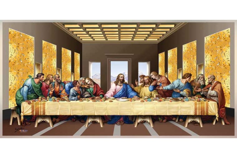 Best The Last Supper painting of Leonardo da Vinci’s 1 L