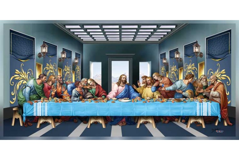 Best The Last Supper painting on canvas Original painting 05 L