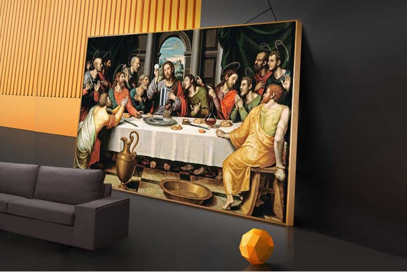 21 best last supper jesus christ painting on canvas L