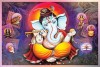 21 Best Lord ganesha painting on canvas for home vastu gp02